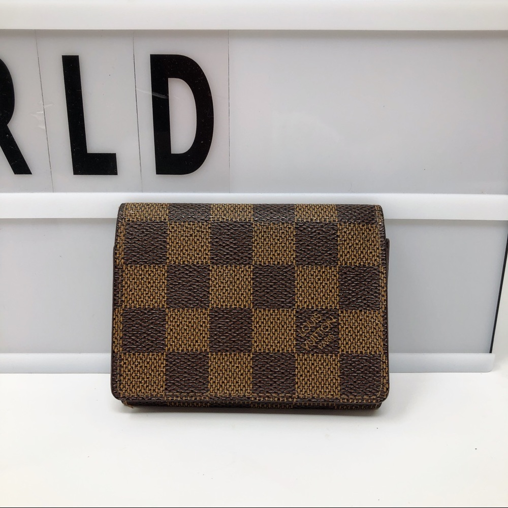 Louis Vuitton Brown Checkered Wallet